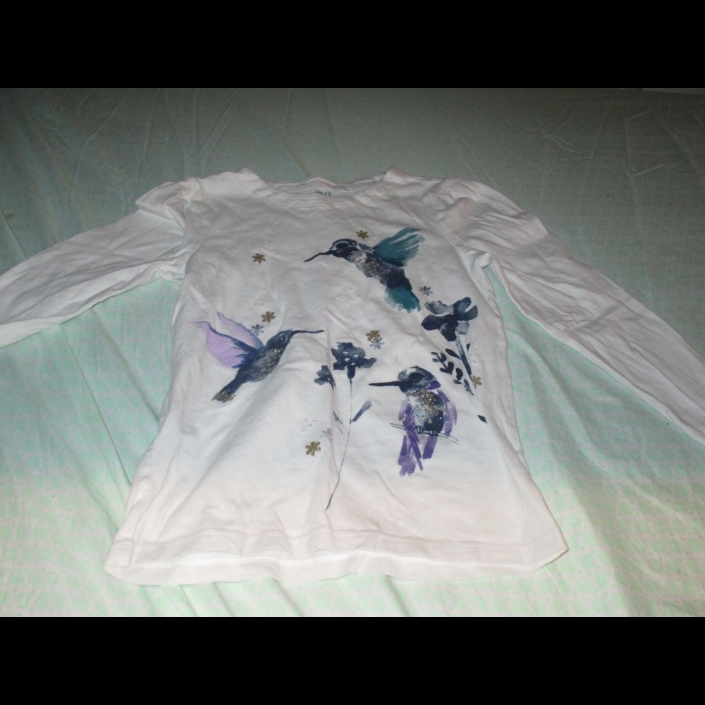 White bird shirt